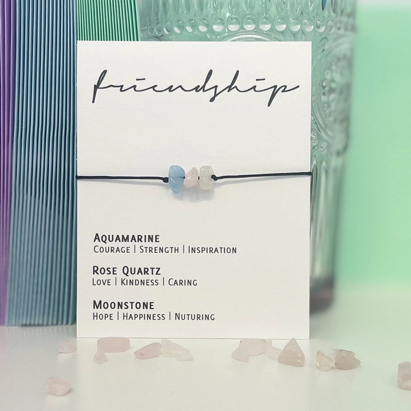 Adjustable Crystal Bracelet - Friendship