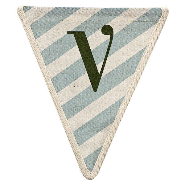  Meri Meri Alphabet Bunting - Letter V, MM-Meri Meri UK, Putti Fine Furnishings