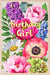 Birthday Girl Floral Wooden Postcard