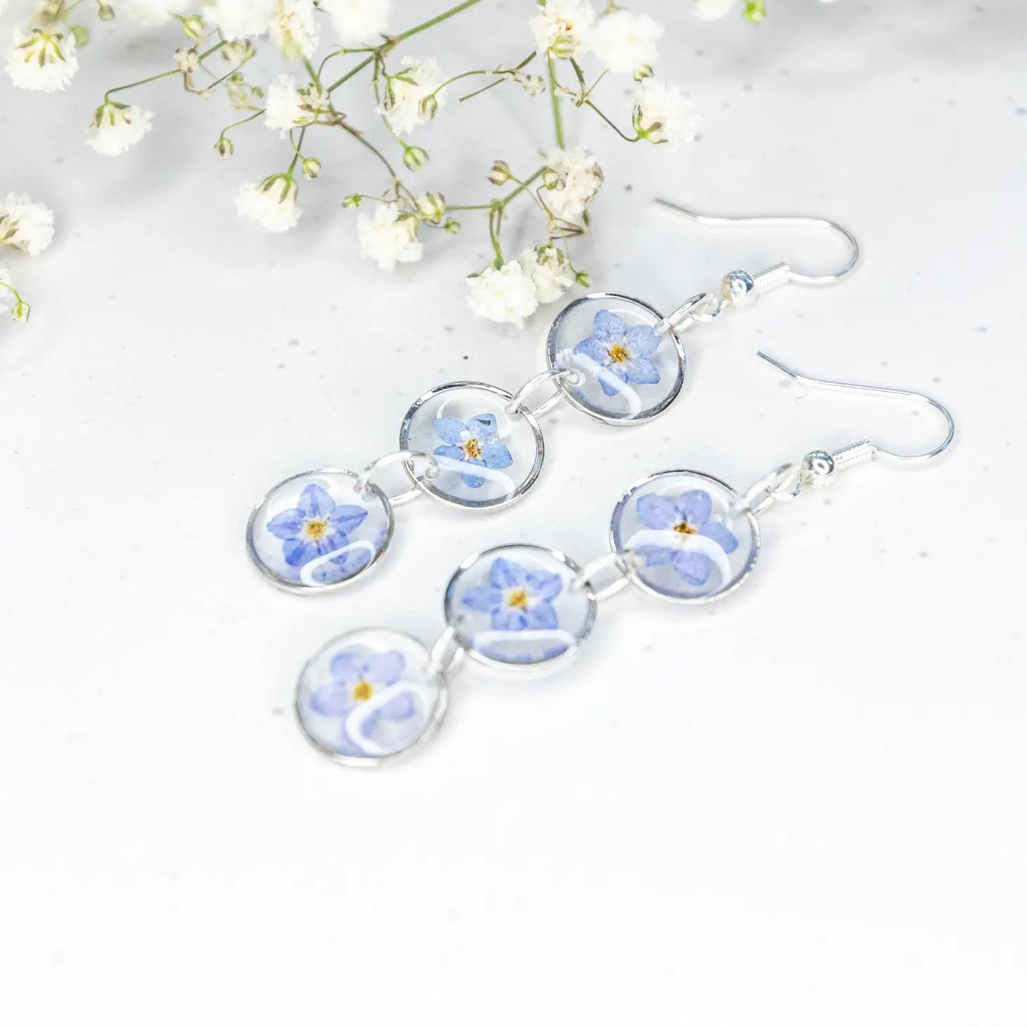 Forget me 2025 not earrings