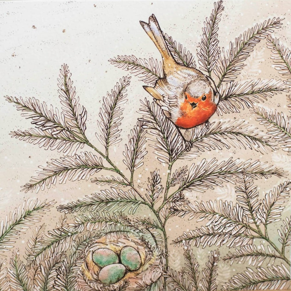 Fay's Studio Robin's Nest Greeting Card | Putti Fine Furnishings 