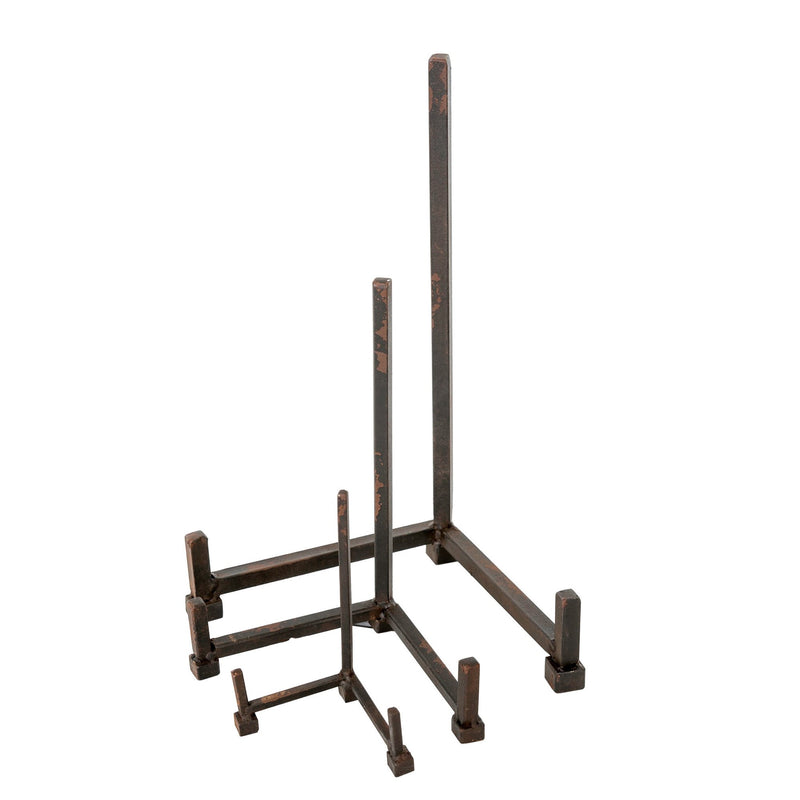 Iron Plate Stand  - Medium -  Decorative Accessories - Indaba Trading - Putti Fine Furnishings Toronto Canada - 1