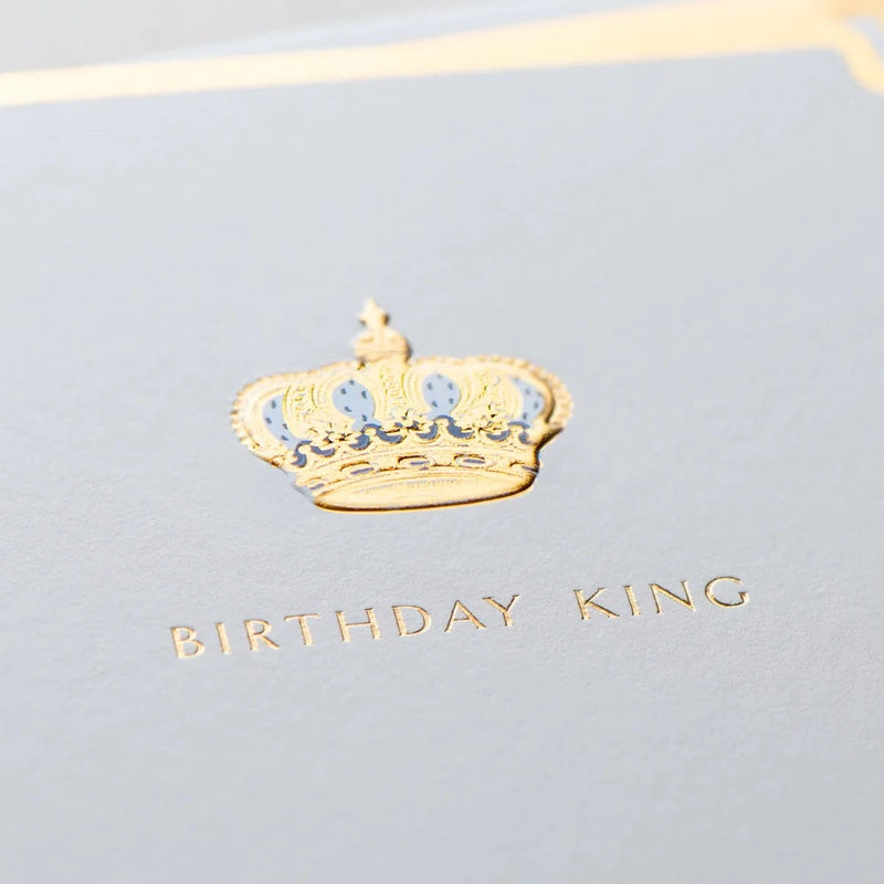 "Birthday King" Crown Greeting Card | Putti Celebrations