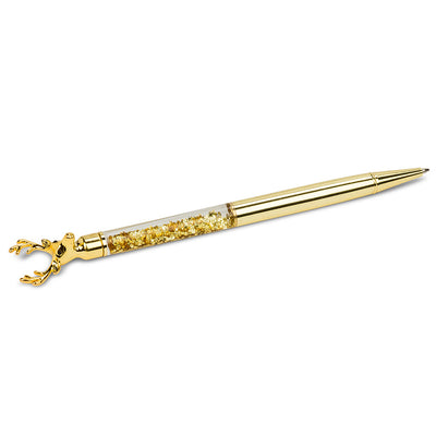 Reindeer Pen with Glitter - Gold | Putti Fine Furnishings Canada