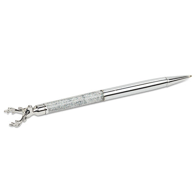 Reindeer Pen with Glitter - Silver | Putti Fine Furnishings Canada
