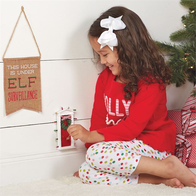 Mud Pie Elf Door Gift Set | Putti Christmas Canada 