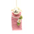 Swaddling Lamb Felt Ornament - Pink | Putti Fine Furnishings 