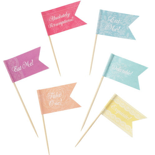 Truly Scrumptious Food Flags -  Party Supplies - Talking Tables - Putti Fine Furnishings Toronto Canada - 1
