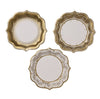 Party Porcelain Gold Medium Paper Plates, TT-Talking Tables, Putti Fine Furnishings