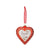 Demdaco "Friend" Red Glass Heart Ornament | Putti Christmas Decorations 