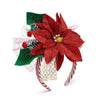 Poinsettia Headband Fun Holiday Party Attire | Putti Christmas Canada