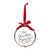 Demdaco Christmas Wishes Hinged Glass Ornament | Putti Celebrations