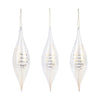Feather Angel Message Glass Ornament