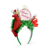 "Season's Tweetings" Cardinal Headband Fun Holiday Party Attire  | Putti Christmas