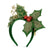 Felt Holly Christmas Headband