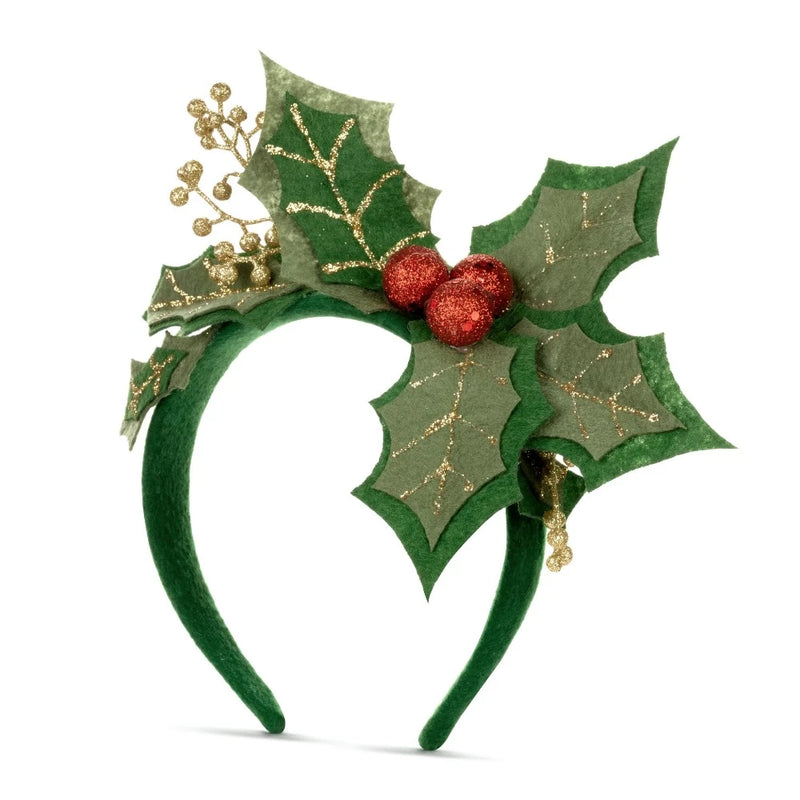 Felt Holly Christmas Headband