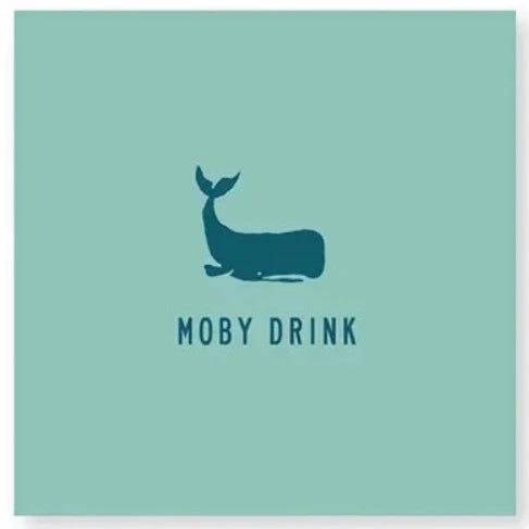 "Moby Drink" Beverage Napkin