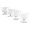 Clear Bubble Glass Pedestal Desert Bowl, TAG-Design Home Associates, Putti Fine Furnishings