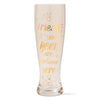 "Friends with beer are welcome here" Pilsner Glass -  Glassware - Design Home - Tag - Putti Fine Furnishings Toronto Canada