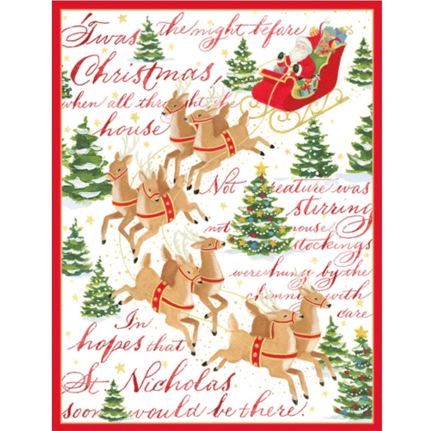 Santa's Sleigh Boxed Christmas Cards