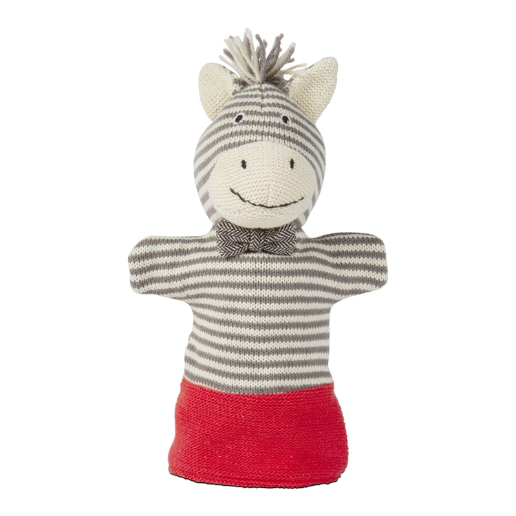 Peekaboo Zebra Hand Puppet | Le Petite Putti 