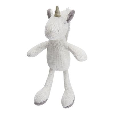 Unicorn Knit Plush Rattle | Le Petite Putti