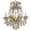 Champagne Crystal Chandelier - 8 Light, BI-Bethel International, Putti Fine Furnishings