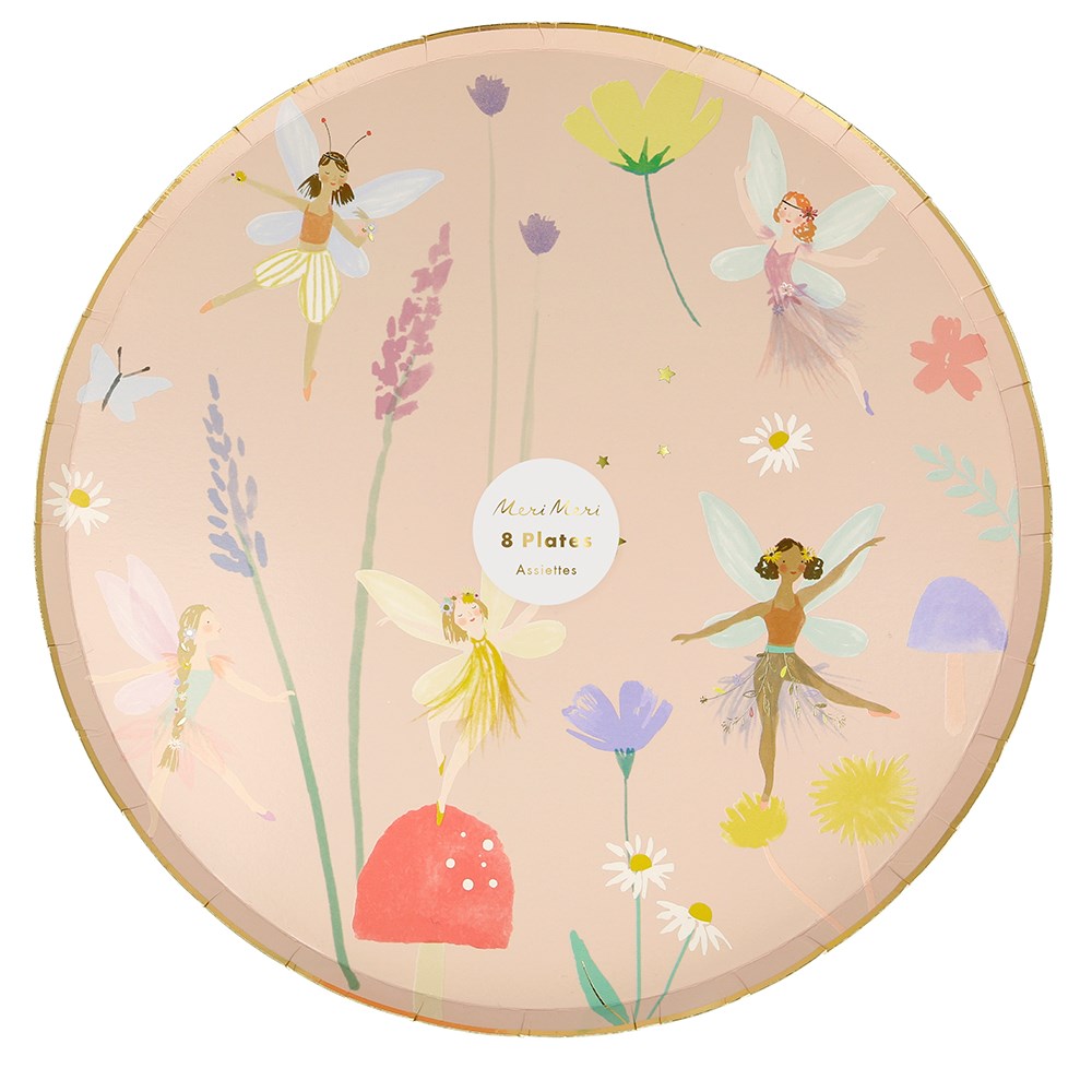 Meri Meri Magical Fairy Paper Plates - Large  | Le Petite Putti 