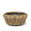 Round  Low Woven Planter - Mediium 16"D