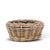 Low Round Woven Planter - Small 12.5"D