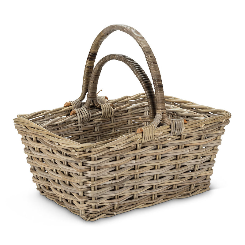 Rectangle Handled Basket | Putti Fine Furnishings Canada