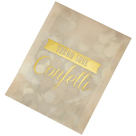  Vintage Style Confetti Envelopes - Gold, GR-Ginger Ray UK, Putti Fine Furnishings