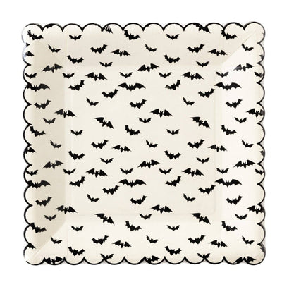 Batty Paper Plates | Putti Halloween Party Supplies