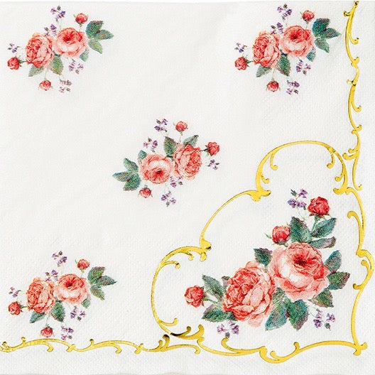  Truly Chintz Paper Napkins - Lunch, TT-Talking Tables, Putti Fine Furnishings