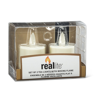 "Reallite" Flameless Tea Lights-Set of 2 | Putti Fine Furnishings Canada
