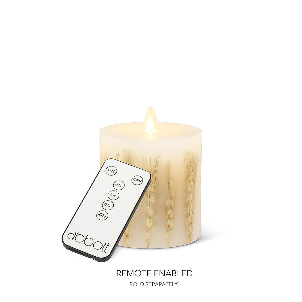 Reallite Wheat Candle - Small | Putti Fine Furnishings Canada