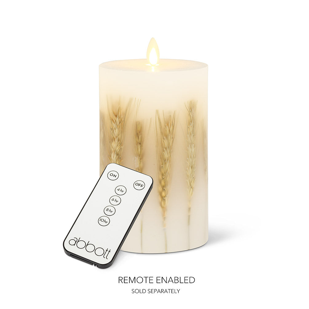 Reallite Wheat Candle - Medium | Putti Fine Furnishings Canada