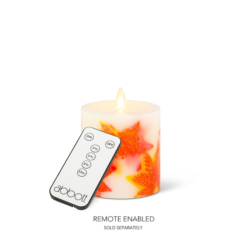 Reallite Maple Leaf Candle - Small