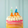 Multicolor Number Candle - Six  | Putti Celebrations Canada