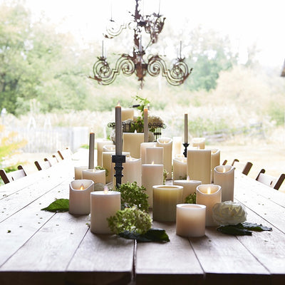 "Reallite" Ivory Flameless Candle - Small, AC-Abbott Collection, Putti Fine Furnishings