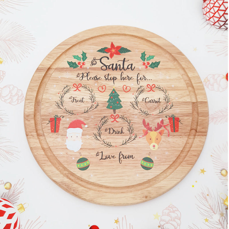Christmas Eve Treat Board - Santa Please Stop Here | Putti Christmas Canada