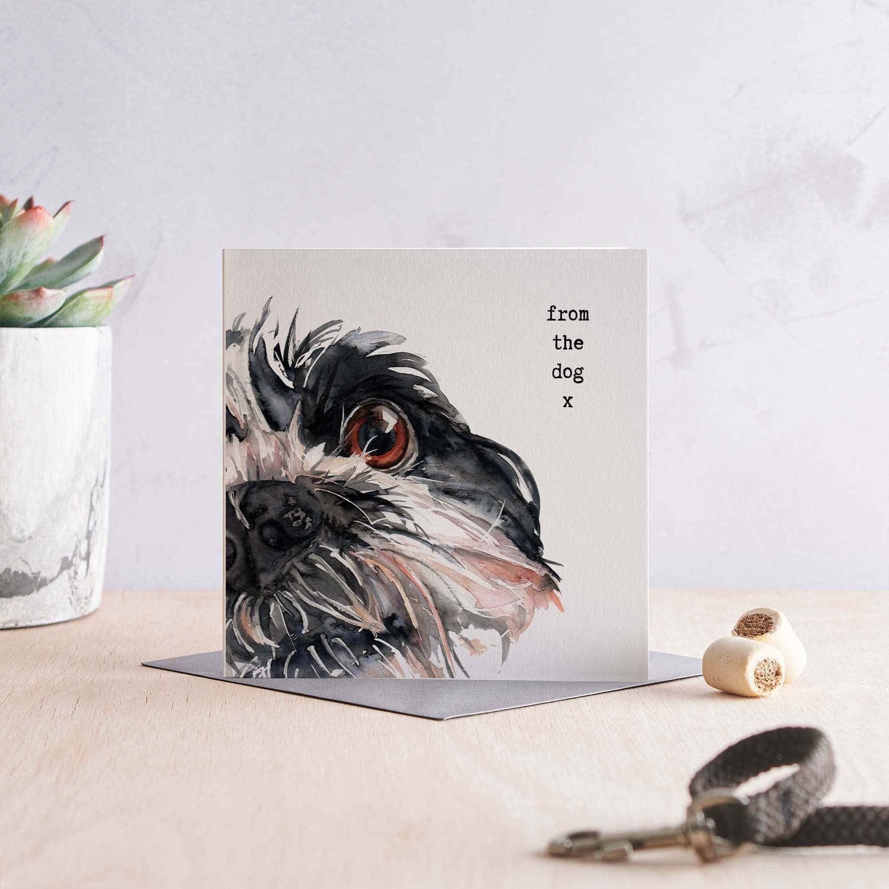 "From the Dog" Greeting Card