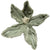 Sage Green Fur Poinsettia with Clip