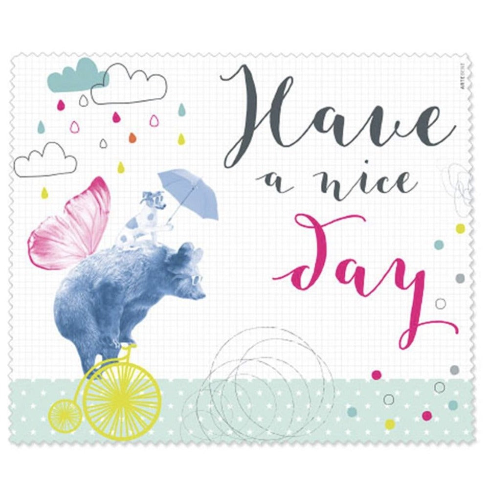 Artebene "Have a Nice Day" Microfibre Cloth | Putti 