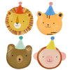 Meri Meri Animal Parade Die Cut Paper Plates | Putti Party Supplies