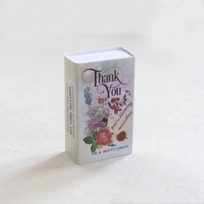 "Thank You" Wildflower Seeds In A Matchbox | Putti Celebrations