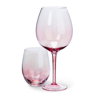 Extra Large Iridescent Pink Goblet