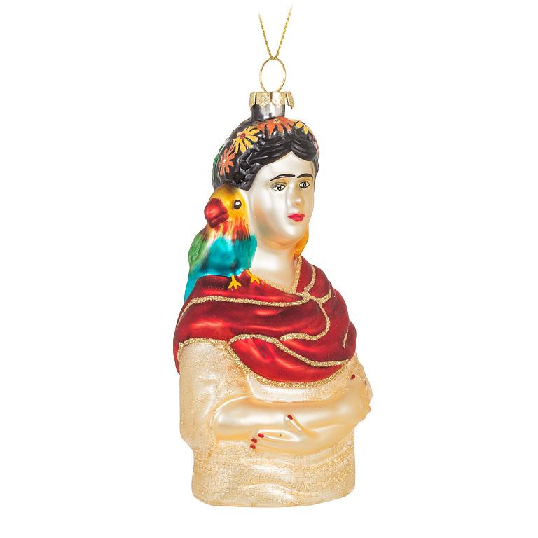 Frida Artist Glass Ornament