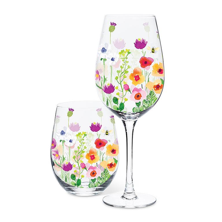 Bee Garden Goblet | Putti Fine Furnishings Canada