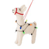 Llama with Lights Felt Ornament